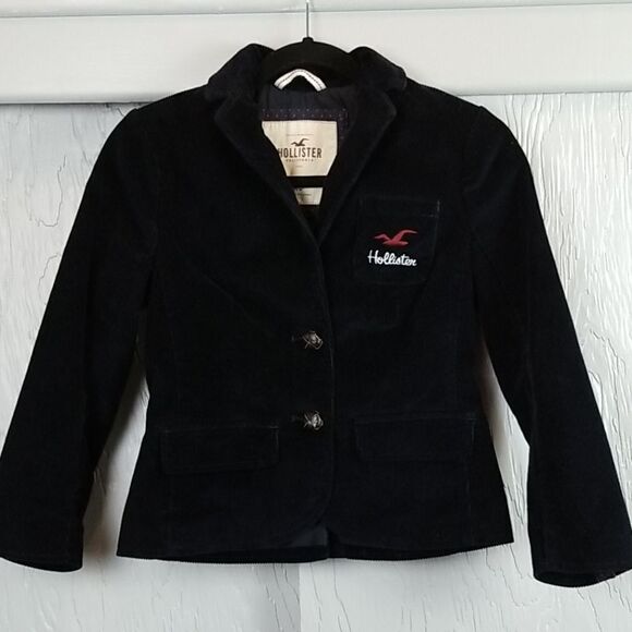 Hollister Jackets & Blazers - 🖤5/$20🖤  HOLLISTER.. courderoy jacket.navy blue 